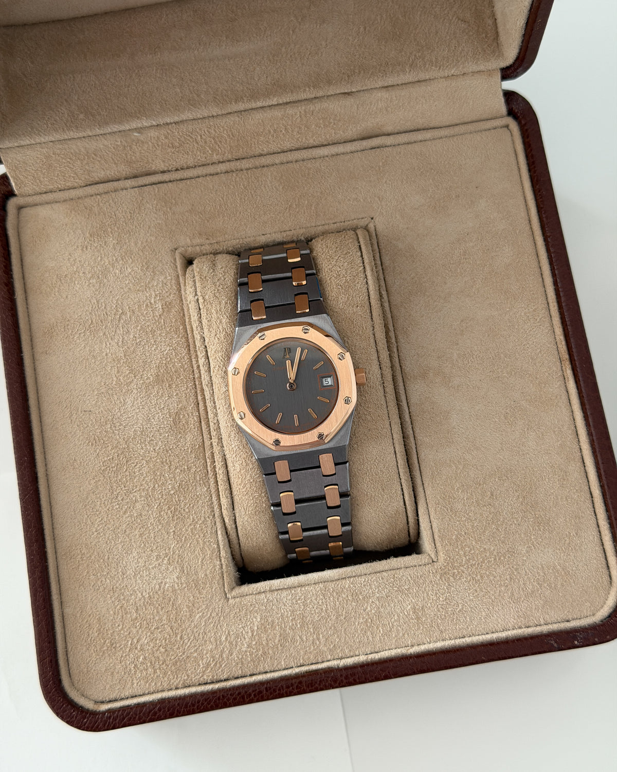 Audemars Piguet Royal Oak 59102TR Tantalum & Rose Gold 25mm Quartz circa 1989