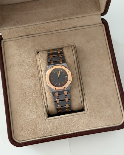 Audemars Piguet Royal Oak 59102TR Tantalum & Rose Gold 25mm Quartz circa 1989