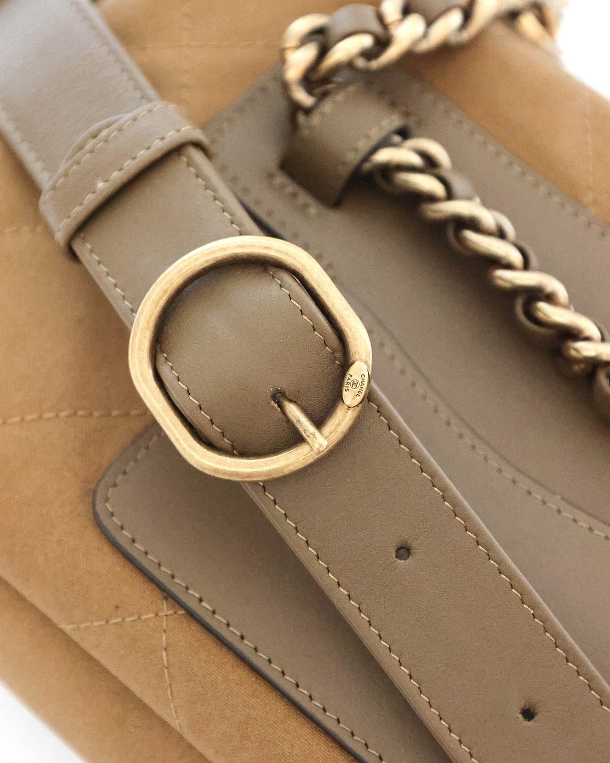 Chanel Military Green Canvas Sport Belt Bag 2019 - belt buckle detail - image 15