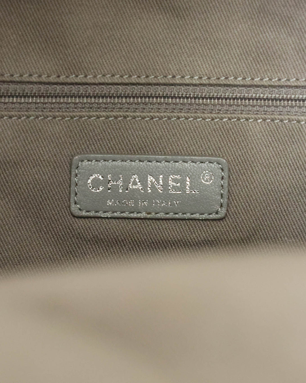 Chanel SS14 Artclass Black Canvas Small Graffiti Backpack - interior stamp detail - image 17