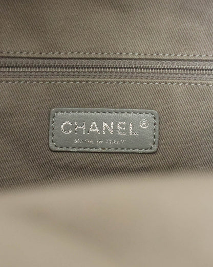 Chanel SS14 Artclass Black Canvas Small Graffiti Backpack - interior stamp detail - image 17