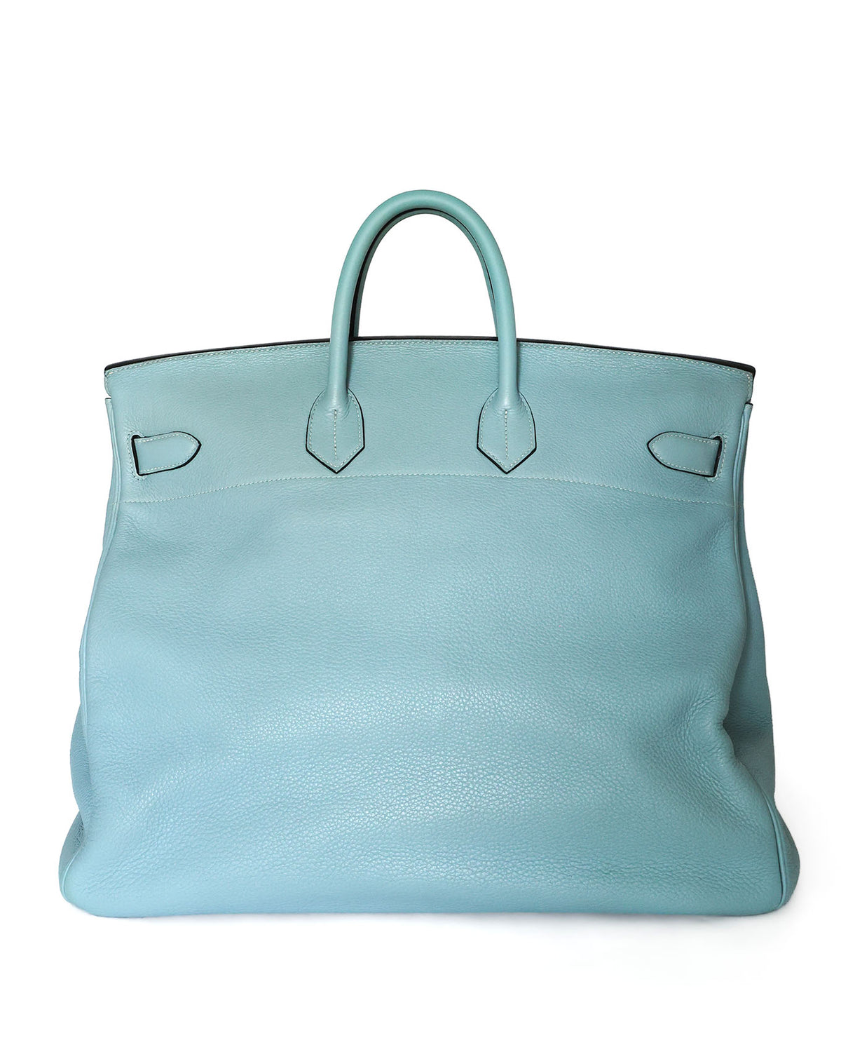 Hermès HAC Haut à Courroies 50 Bleu de Lin Togo 2009 - back view - image 3