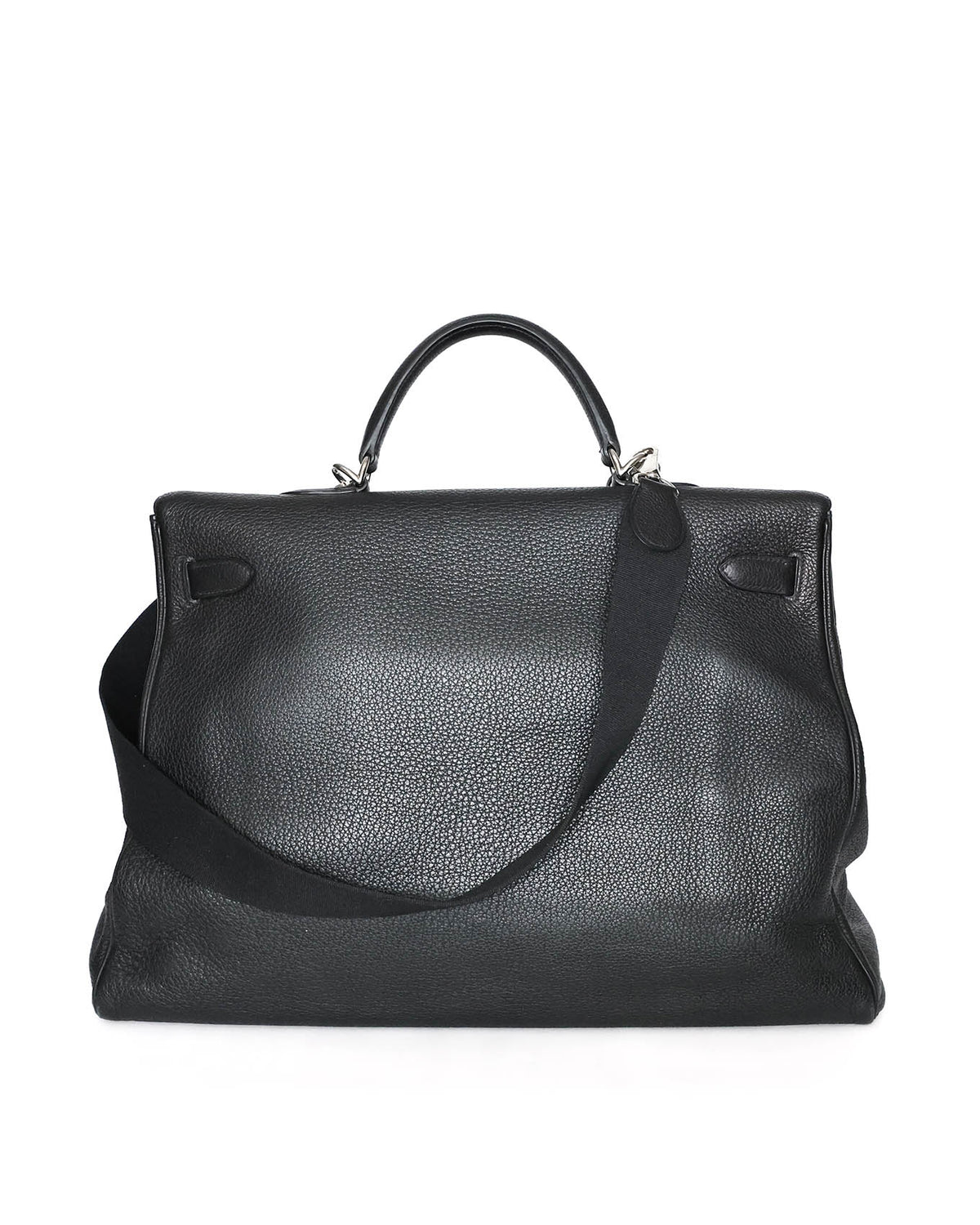 Hermès Kelly 50 Voyage Black Togo 2009 - back view - image 3